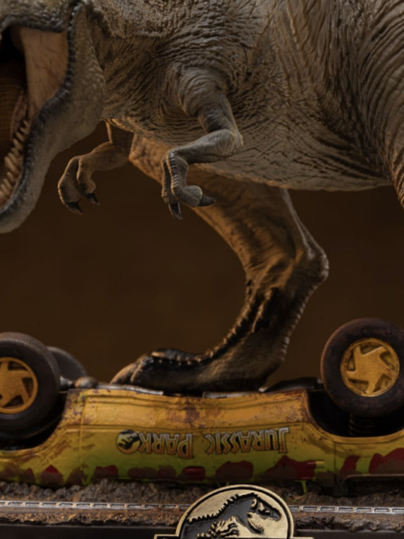 Iron Studios Jurassic Park Icons Statue T-Rex Attack 15 cm Mini-figurine Jurassic Park