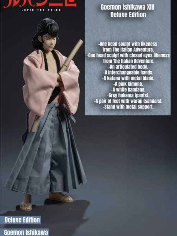 Infinite Statue Lupin the 3rd the italian adventure goemon ishikawa xiii 1/6 action figure deluxe edition doll 31 cm