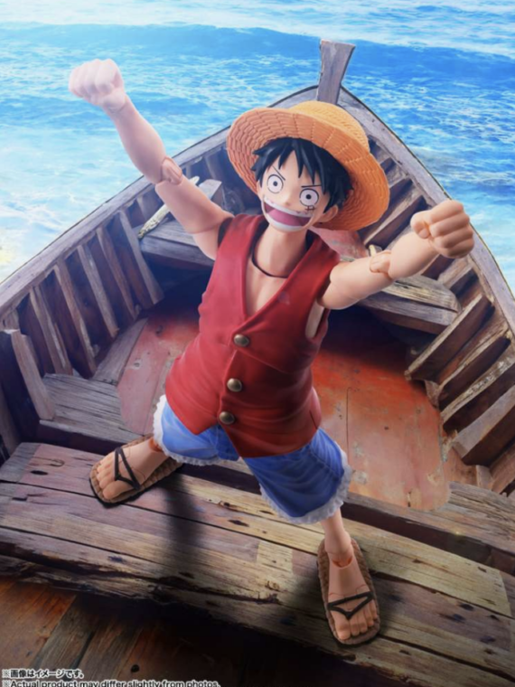 Bandai One Piece Luffy Romance Dawn s.h. figuarts action figure 15 cm pvc