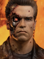 Pure Arts Terminator 2 T-800 Model 101 Battle Damaged 1/1 Scale Art Mask