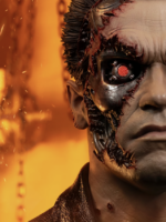 Pure Arts Terminator 2 T-800 Model 101 Battle Damaged 1/1 Scale Art Mask