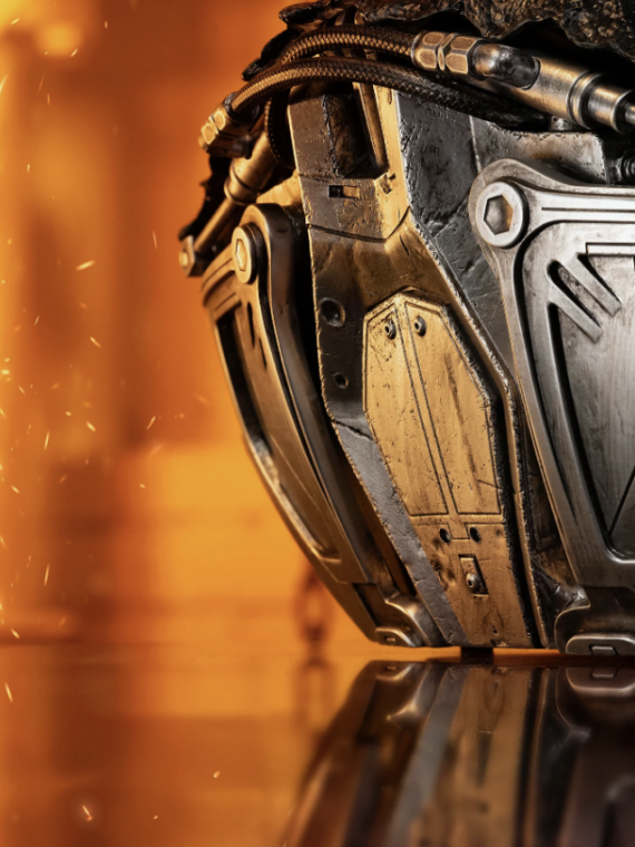 Pure Arts Terminator 2 T-800 Model 101 Battle Damaged 1/1 Scale Art Mask