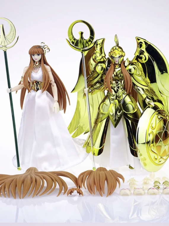 Jm.Mst Saint Seiya Athena god cloth + casual wear action figure 17 cm