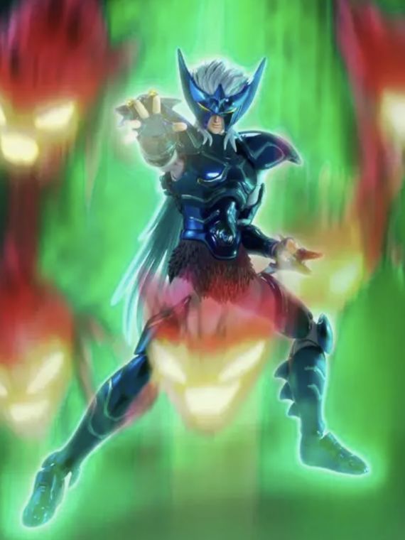 Bandai Saint Seiya Myth Cloth ex Epsilon Alioth Fenrir Luxor action figure 17 cm