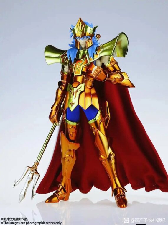 Mst Saint Seiya Poseidone Plus Exm action figure 25 cm pvc/metallo
