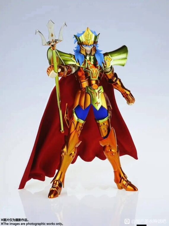 Mst Saint Seiya Poseidone Plus Exm action figure 25 cm pvc/metallo