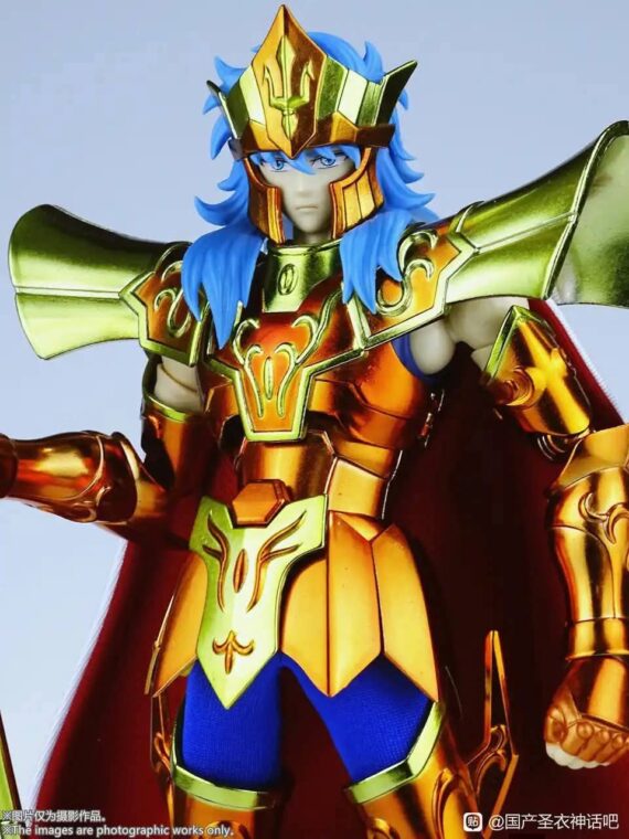 Mst Saint Seiya Poseidone Plus Exm action figure 25 cm pvc/metallo