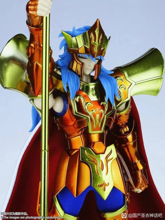 Mst Saint Seiya Poseidone Plus Exm action figure 25 cm pvc/metallo