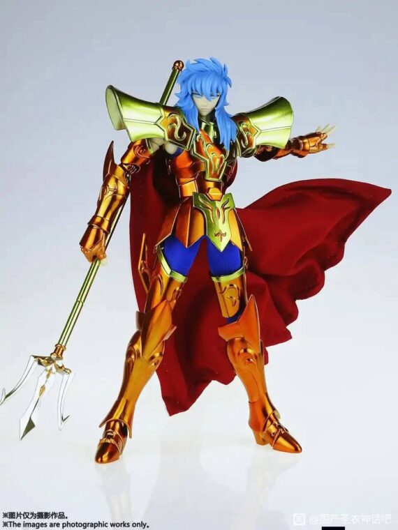 Mst Saint Seiya Poseidone Plus Exm action figure 25 cm pvc/metallo