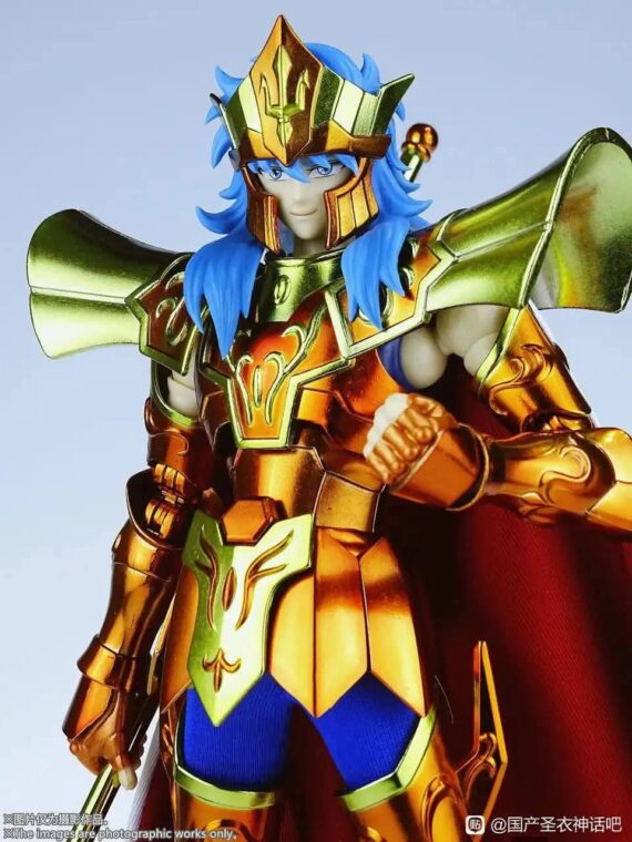 Mst Saint Seiya Poseidone Plus Exm action figure 25 cm pvc/metallo