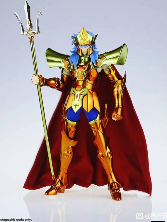 Mst Saint Seiya Poseidone Plus Exm action figure 25 cm pvc/metallo