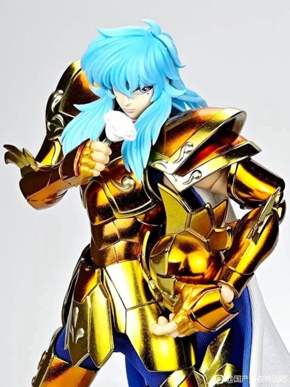 Mst Saint Seiya Aphrodite dei Pesci exm plus action figure 25 cm pvc/metallo