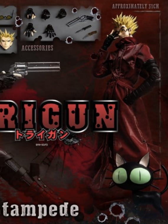Threezero Trigun FigZero Action Figure 1/6 Vash the Stampede 31 cm Action figures Trigun