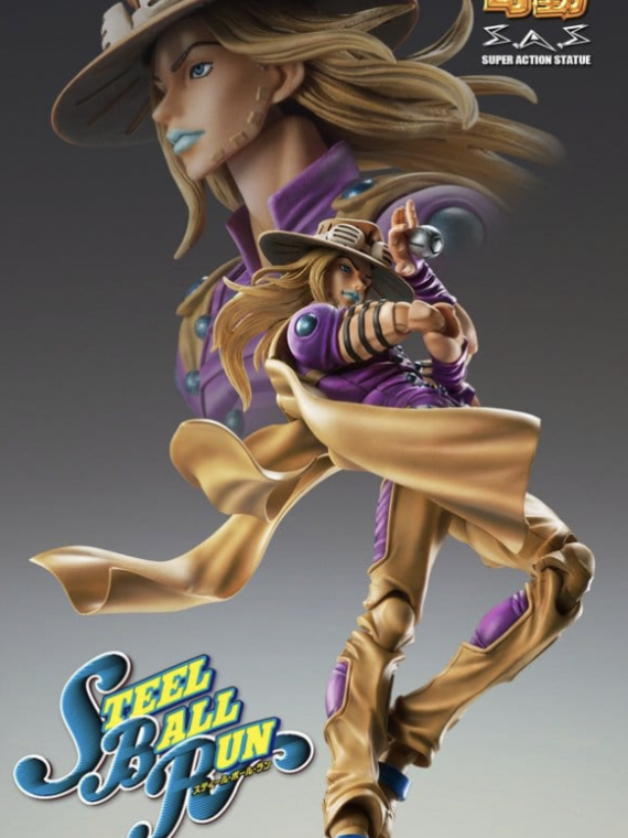 Medicos JoJo's Bizarre Adventure Part 7: Steel Ball Run Super Action Action Figure Chozokado Gyro Zeppeli Ver.1.5 16 cm