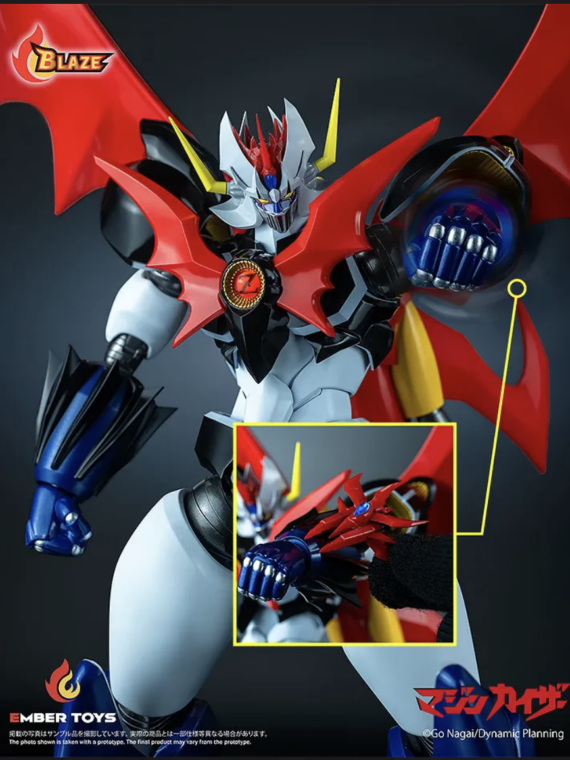 Ember Toys Mazinkaiser Original Version Blaze Diecast robot metallo 28 cm