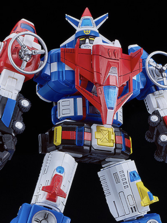 Goodsmile Armored Fleet Dairugger Xv Moderoid Model kit pvc 20 cm