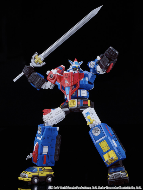 Goodsmile Armored Fleet Dairugger Xv Moderoid Model kit pvc 20 cm