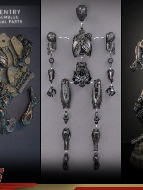 Hot Toys Avengers: Age of Ultron Movie Masterpiece Diecast Action Figure 1/6 Iron Man Mark XLIII (2.0) (Deluxe Version) 32 cm