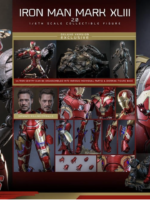 Hot Toys Avengers: Age of Ultron Movie Masterpiece Diecast Action Figure 1/6 Iron Man Mark XLIII (2.0) (Deluxe Version) 32 cm