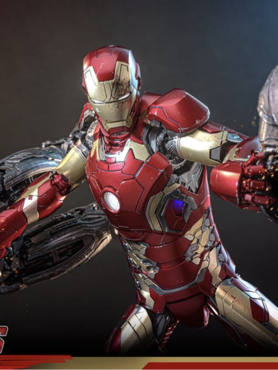 Hot Toys Avengers: Age of Ultron Movie Masterpiece Diecast Action Figure 1/6 Iron Man Mark XLIII (2.0) (Deluxe Version) 32 cm