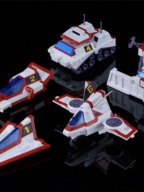 Goodsmile Gatchaman Fighter Gatcha Spartan Unite Color Moderoid Model kit 33 cm