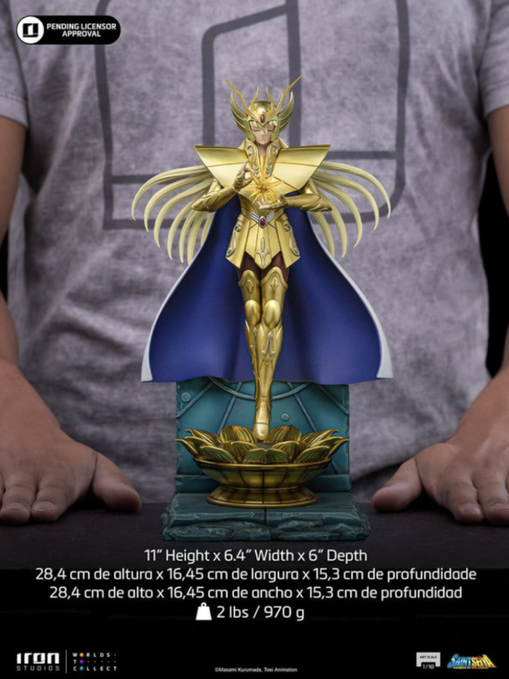 Iron studios Saint Seiya Virgo Shaka statua 1/10 poliresina 28 cm