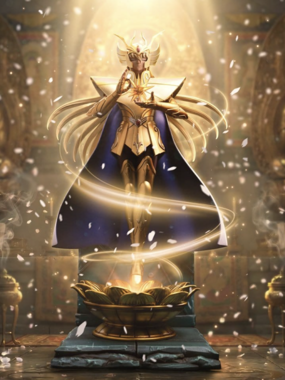 Iron studios Saint Seiya Virgo Shaka statua 1/10 poliresina 28 cm