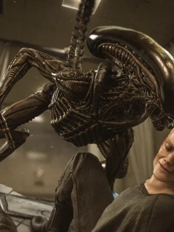 Iron Studios Alien 3 Ellen Ripley And Dog Alien 1/10 Statue 23 cm