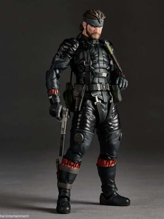 Kaiyodo Revoltech A.y. Metal Gear Solid Delta Naked Snake Sneaking Suit Ver Action Figure 17 cm