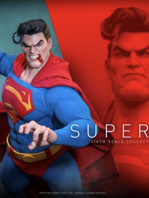 Hot Toys Batman: The Dark Knight Returns Comic Masterpiece Action Figure 1/6 Superman 34 cm