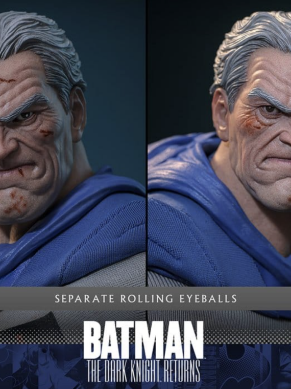 Hot Toys Batman: The Dark Knight Returns Comic Masterpiece Action Figure 1/6 Batman (Battle Damaged Version) 32 cm