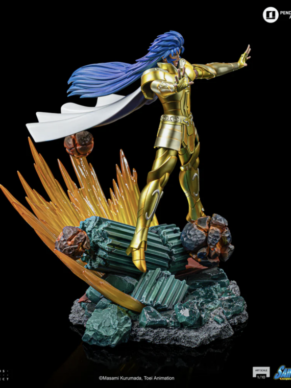Iron Studios Saint Seiya Gemini Saga 1/10 Statue resina 23 cm