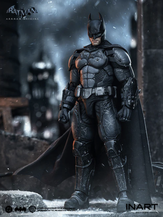 InArt Batman Arkham Origins Batman Battle Damaged Ver 1/12 Action Figure