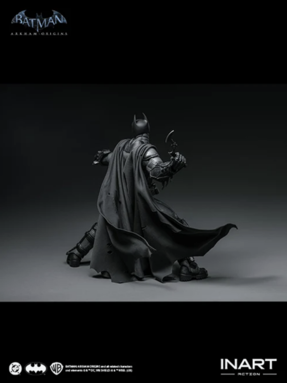 InArt Batman Arkham Origins Batman Battle Damaged Ver 1/12 Action Figure