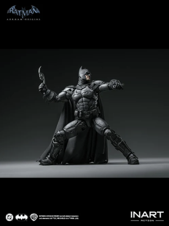 InArt Batman Arkham Origins Batman Battle Damaged Ver 1/12 Action Figure