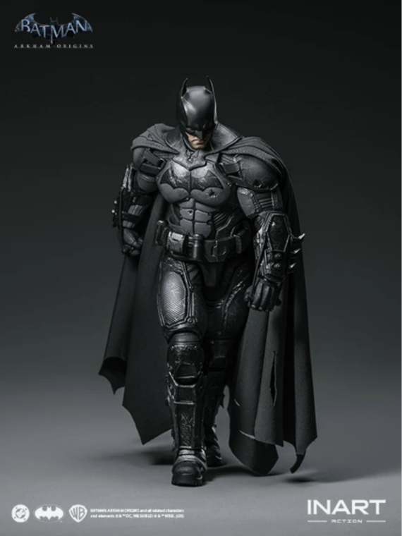 InArt Batman Arkham Origins Batman Battle Damaged Ver 1/12 Action Figure