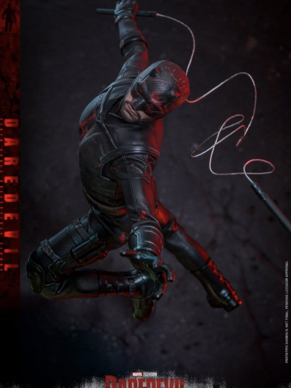 Hot Toys Marvel Daredevil: Born Again Action Figure 1/6 Daredevil Black Suite 30 cm