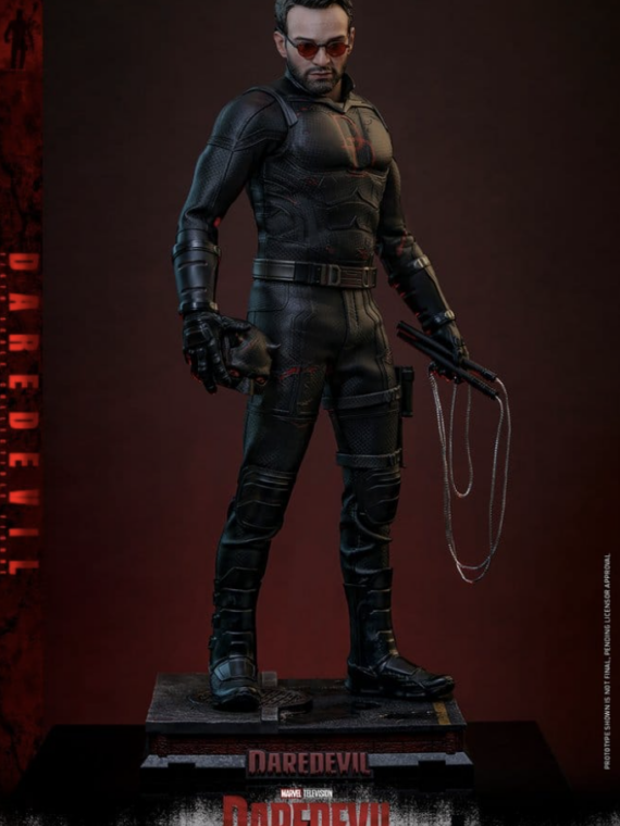 Hot Toys Marvel Daredevil: Born Again Action Figure 1/6 Daredevil Black Suite 30 cm