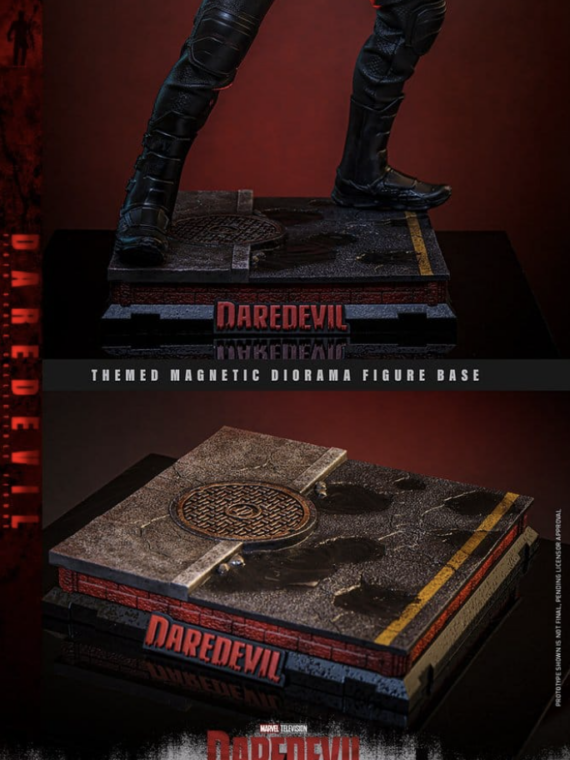 Hot Toys Marvel Daredevil: Born Again Action Figure 1/6 Daredevil Black Suite 30 cm