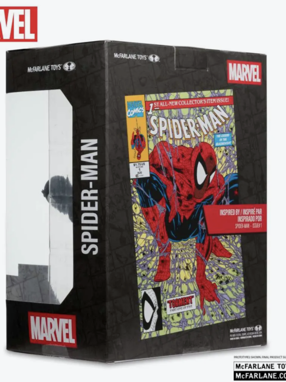 Mcfarlane Toys Marvel Collection 1:6th Wv6 Spider-man (spider-man #1 Black Suit)