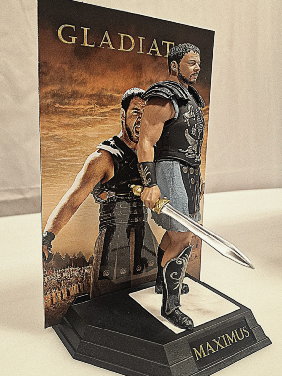 Mcfarlane Toys Movie Maniacs Maximus Decimus Meridius Gladiator 6" Posed Figure 16 cm