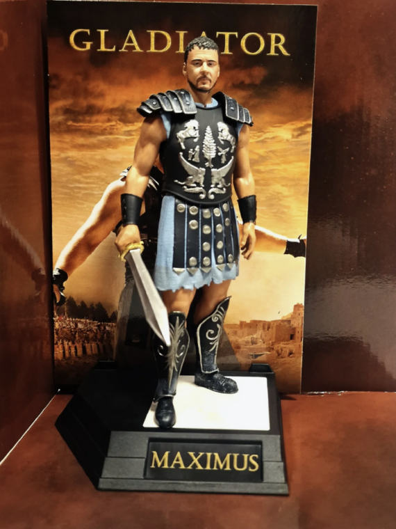 Mcfarlane Toys Movie Maniacs Maximus Decimus Meridius Gladiator 6" Posed Figure 16 cm