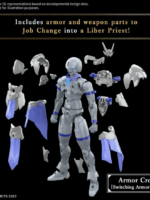 Bandai 30mf Liber Priest fantasy model kit 14 cm