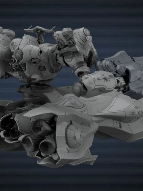 Bandai 30mm Armored Core Vi Arquebus Add Ve-40a model kit 15cm