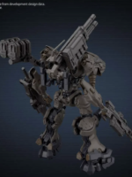 Bandai 30mm Armored Core Vi Rad Cc-2000 Orbiter Nightfall model kit 14 cm