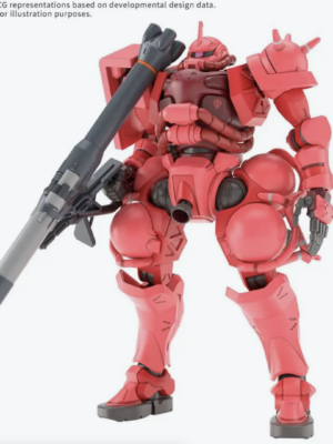 Bandai Hg Zaku Char Gquuuuuuxxx 1/144 model kit 14 cm