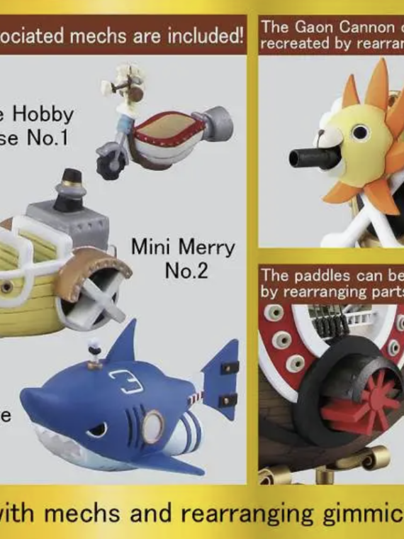 Bandai One Piece Thousand Sunny Land Of Wano V model kit 35 cm