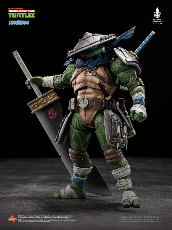 HEATBOYS HB0103 Action Figure  Leonardo  Tartarughe Ninja Versione Deluxe 20 cm