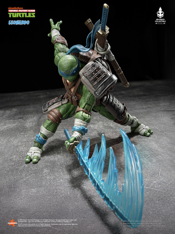 HEATBOYS HB0103 Action Figure  Leonardo  Tartarughe Ninja Versione Deluxe 20 cm