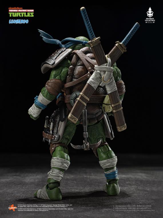 HEATBOYS HB0103 Action Figure  Leonardo  Tartarughe Ninja Versione Deluxe 20 cm